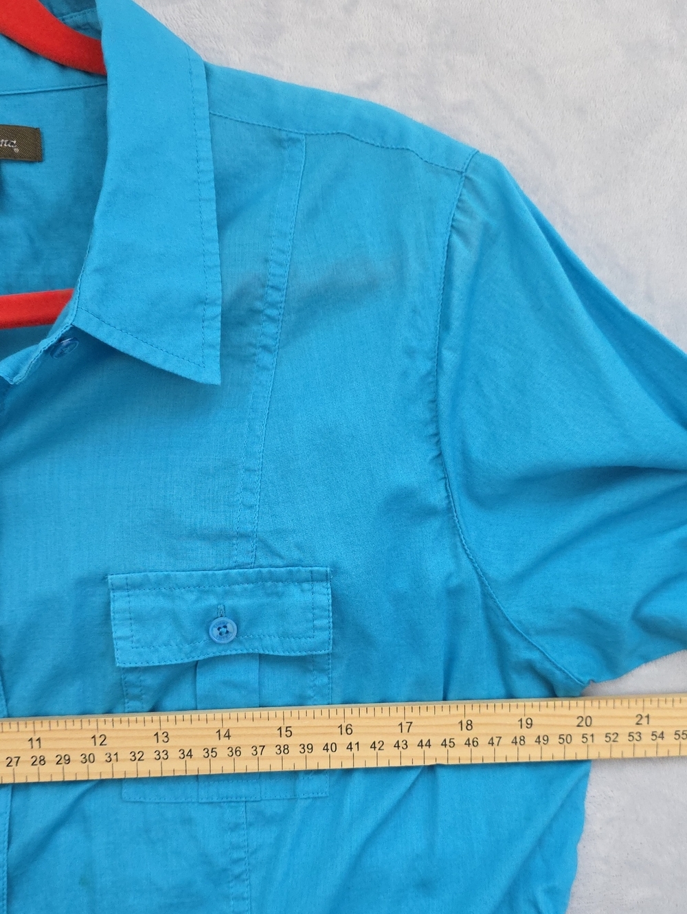 Tommy Bahama Turquoise Button-Up Shirt - Picture 7 of 9